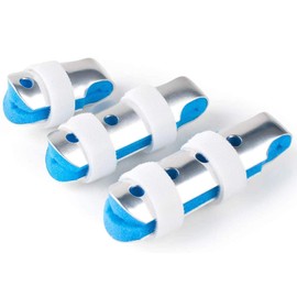 TAROYQASUL Pinky Finger Splints, 3 PCS Metal Finger Splint Support Braces for Arthritis Knuckle and Broken Finger Straightening Kids & Adults- 3 Sizes