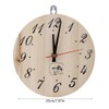 8in Sauna Clock Decorative Timer Clock for Sauna Accessory Sauna