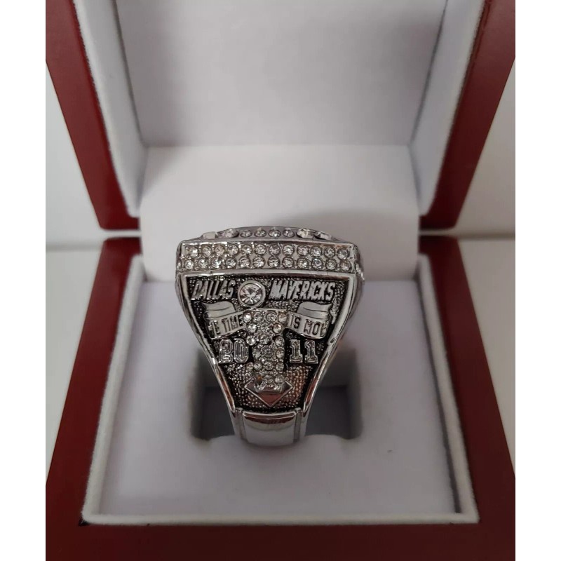 Dirk Nowitzki - 2011 Dallas Mavericks Championship Ring With Wooden