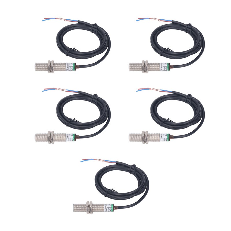 5Pcs Proximity Switch IP65 Waterproof Non Contact 2 Wire Normally