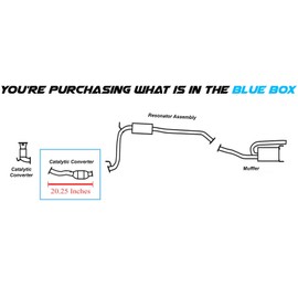 Northeastern Exhaust EPA Approved Stainless Steel Rear Catalytic Compatible for 2009-2013 Honda Fit 1.5L