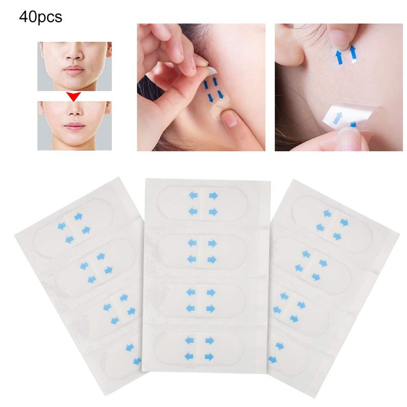 Invisible V-shaped lift stickers, V-line chin lifting pads, face lift
