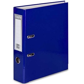 OFFICE Centre 1 x Blue A4 Large 75mm Lever Arch Files Folders Metal Edge & Finger Pull Stationery Document Storage Paper Office School
