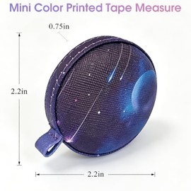 Cinta métrica corporal para tela corporal, tela médica, costura mediciones médicas, cinta métrica de piel, regla retráctil de doble cara (meteorito es
