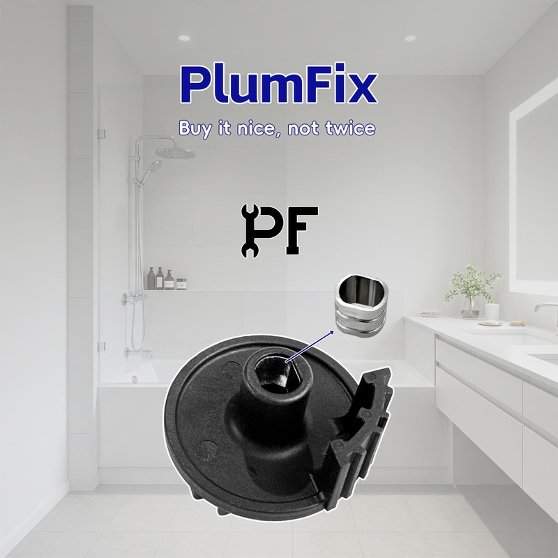 PlumFix Adapter Replacement for 109113 and 116653, Shower Valve Handle