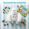 ZHONGXIN MADE Albino Gorilla Plush Toy, Realistic Albino Gorilla Stuffed
