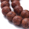 Unbranded Natural Dracaena Draco(Dragon Tree) Wooden Beads, Round, 8mm, Hole-1.2mm.16.