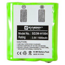 Synergy Digital 2-Way Radio Battery, Works with Motorola T6550 2-Way Radio, (Ni-MH, 3.6V, 1600 mAh) Ultra Hi-Capacity, Compatible with Motorola 53615 Battery