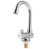 Single Cold Water Tap Basin Faucet 360 Degree Rotation 1/2in