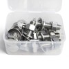 SUNXULIMI 1/4-20 x 1-1/4" Bolts and Nuts Hex Head Bolts