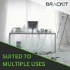 brackit 2pc Biodegradable Large Plastic Dust Sheets for Decorating -