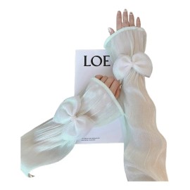 Fundas De Protección Solar Sweet Ice Silk Con Lazo De Dgc