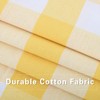 UPOPO 2 cortinas Valences Buffalo Check para cocina, estilo clásico,
