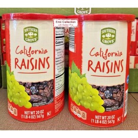 Southern Grove California Raisins 20oz 567g (2 Rolls)