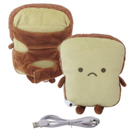 Heated Gloves Fingerless for Typing, USB Powered Half Wearable Hand Warmers for Women Men, Cute Soft Warmers Creative Gifts Fun Present(Style D)