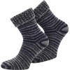 normani Scandinavian Style Wool Socks Hand-Knitted Look, With Cuff For