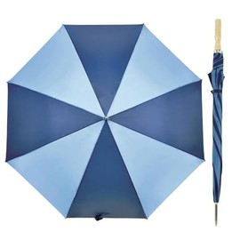 A2Z Golf Umbrella Windproof Canopy Super Deluxe Auto Open Wooden Handle Sun Protected Stormproof Wind Resistant Outdoor Sports Travel Portable Shade Storm Stick Assorted Colour 45inchLarge Brolly