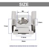 TERF® M8 Cage Nut M8 (8mm) Cage Nut Fit to