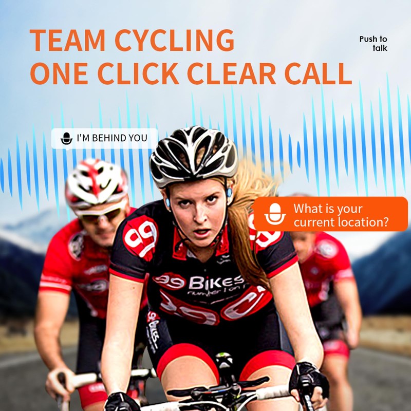 docooler BT Button PTT Walkie Talkie Push Button for Car,