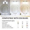 QHANTOMIZE 2 Light Brushed Nickel Vanity Lights for Bathroom, Modern