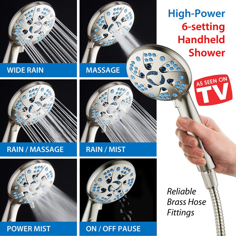 AquaCare Spa Station High Pressure 48-mode 3-way Rainfall & Handheld