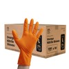 Comfy Package [Case of 1000 8 Mil Disposable Orange Nitrile