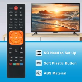 VINABTY Replacement Remote Control Suitable for GTMEDIA Satellite Receiver V8-Honor, V8-PRO, V8-NQVA, V9-SUPER, N30MTBX01