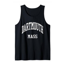 Dartmouth Massachusetts Retro 70s College Sports Style Tank Top