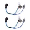 2 Pcs Rear Tail Light Lamp Socket Wire Harness 92480-D9020