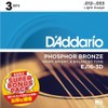 D'Addario Dadario EJ16-3DBP Acoustic Guitar Strings Set of 3 Super