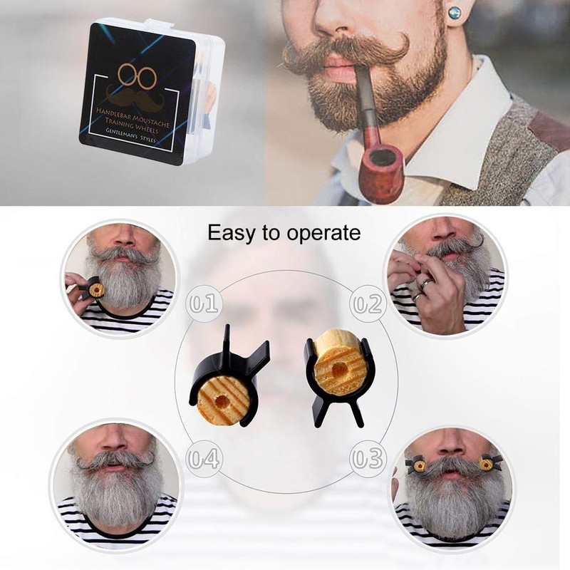 Moustache Training Wheels, Perfect Beard Care - Beard Styling Tools