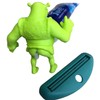 Green Monster Pooping Toothpaste Topper Plus Squeezer for Crest &
