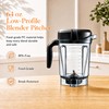 Blender Pitcher 64oz Low-Profile, Compatible with Vitamix 5000, 5200, 6300,
