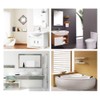 Adjustable Wood/Glass Shelf Bracket Solid Metal Wall Mount 2 Pcs