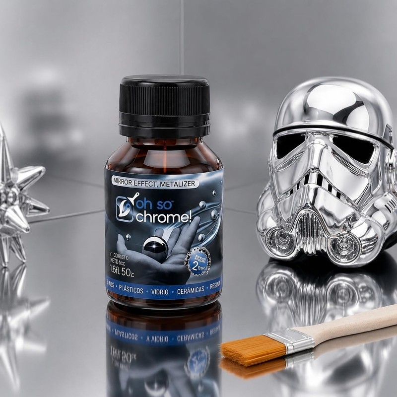 Professional Ceramic and Surface Chrome Mirror Effect and Metalizer Solution