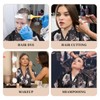 YELEGAI Barber Gown Robes Cape for Hair Cutting Dye Make