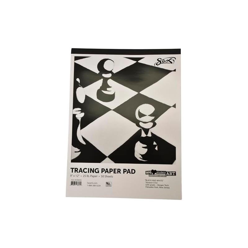 Sax Tracing Paper Pad - 9 x 12 inches -