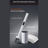 CBUCKS Disposable Toilet Brush – Silicone Head, Hands-Free Wet Wipe