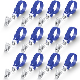 Yinkin 12 Pcs Hose Holder Clip Oxygen Tube Clips Entanglement Proof Hose Holder Secure for Uninterrupted Sleep Supplies(Blue)