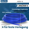 Kalitec 10 Metres H05V-K 1 mm² Dark Blue Wiring Cable