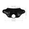 TCMT Batwing Outer Cowl Fairings w/Smoke 8'' Windscreen Fit For