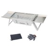 Portable Charcoal Grill, Foldable BBQ Grill Barbecue Grill Stainless Steel