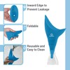 Slick- Female Urination Device, Blue Female Urinal, Urinal for Women,