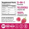 Venture Pal 5-in-1 Vitamin D3 10000 IU & K2 as