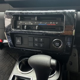 CGP CGP-HN09D4407BD Center Cluster Panel, Black Woodgrain, Black S500P/S510P, For Late Stage Use, For High Jet Trucks, For Jumbo and Samber Trucks, Pixis Trucks