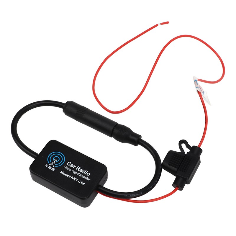 Car Stereo FM Radio Antenna Signal Booster Amplifier 25‑30dB Audio