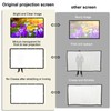 Projector Screen 180 inch, XINLEMY Large 4K HD 16:9 Foldable
