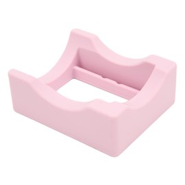 Fdit Cuna Antideslizante para Vasos, Cuna de Silicona para Vasos, Resistente Al Agua, Portátil, Flexible, Antiarañazos con Ranura Integrada para Botellas de Agua para Decoración (Rosa)