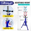 CARVALAX V-Head Pipe Jack Stand, 28"-52" Adjustable Height Pipe Stand