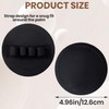 DC,CLISENCE 4 Pcs Round Exfoliating Gloves, Silicone Exfoliating Mitt, Dead